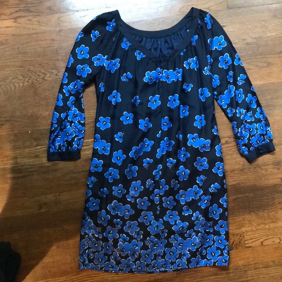 Vineyard Vines Navy Floral Dress EUC - Picture 4 of 6
